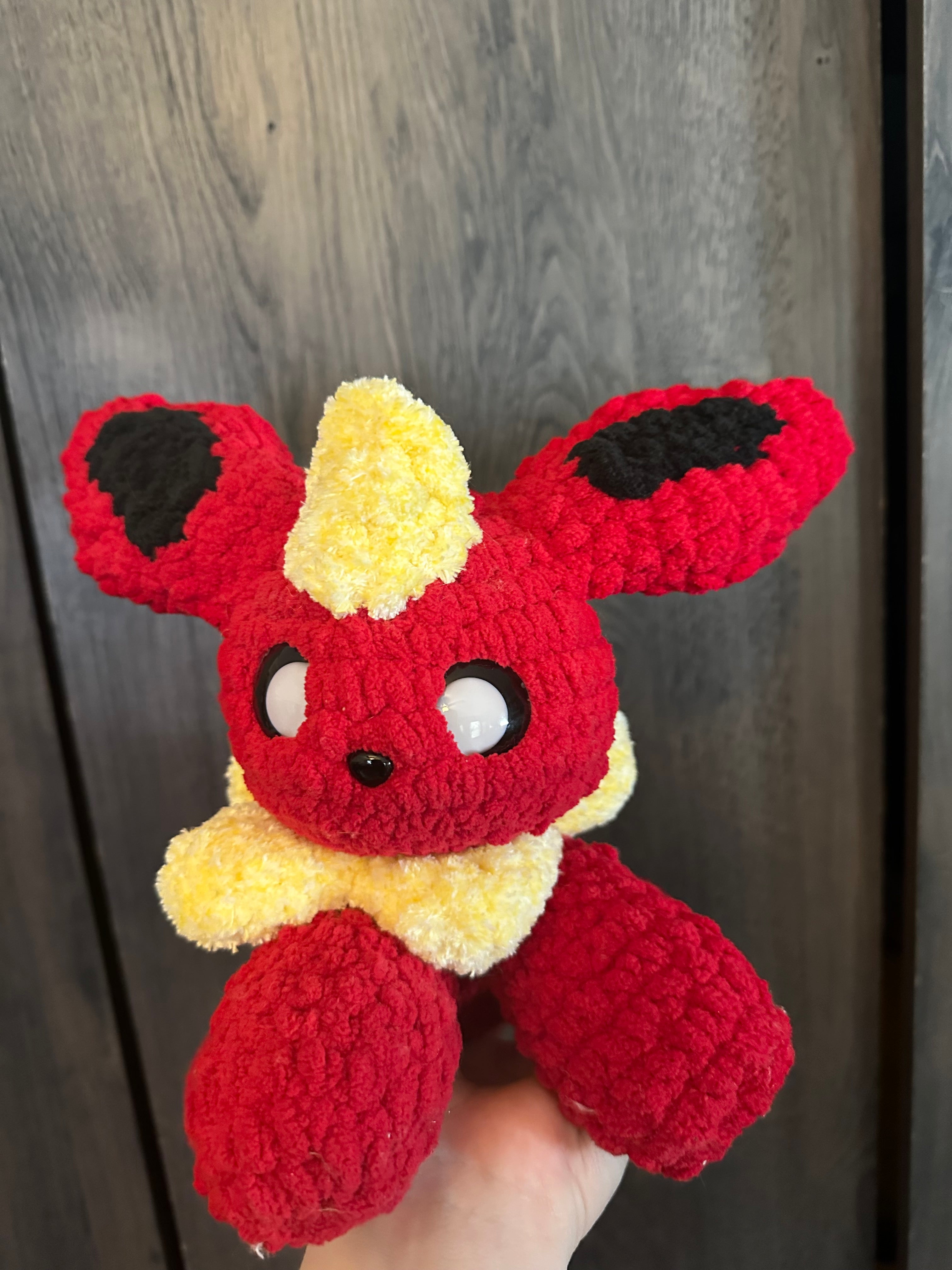 Fire Kitty Plushie